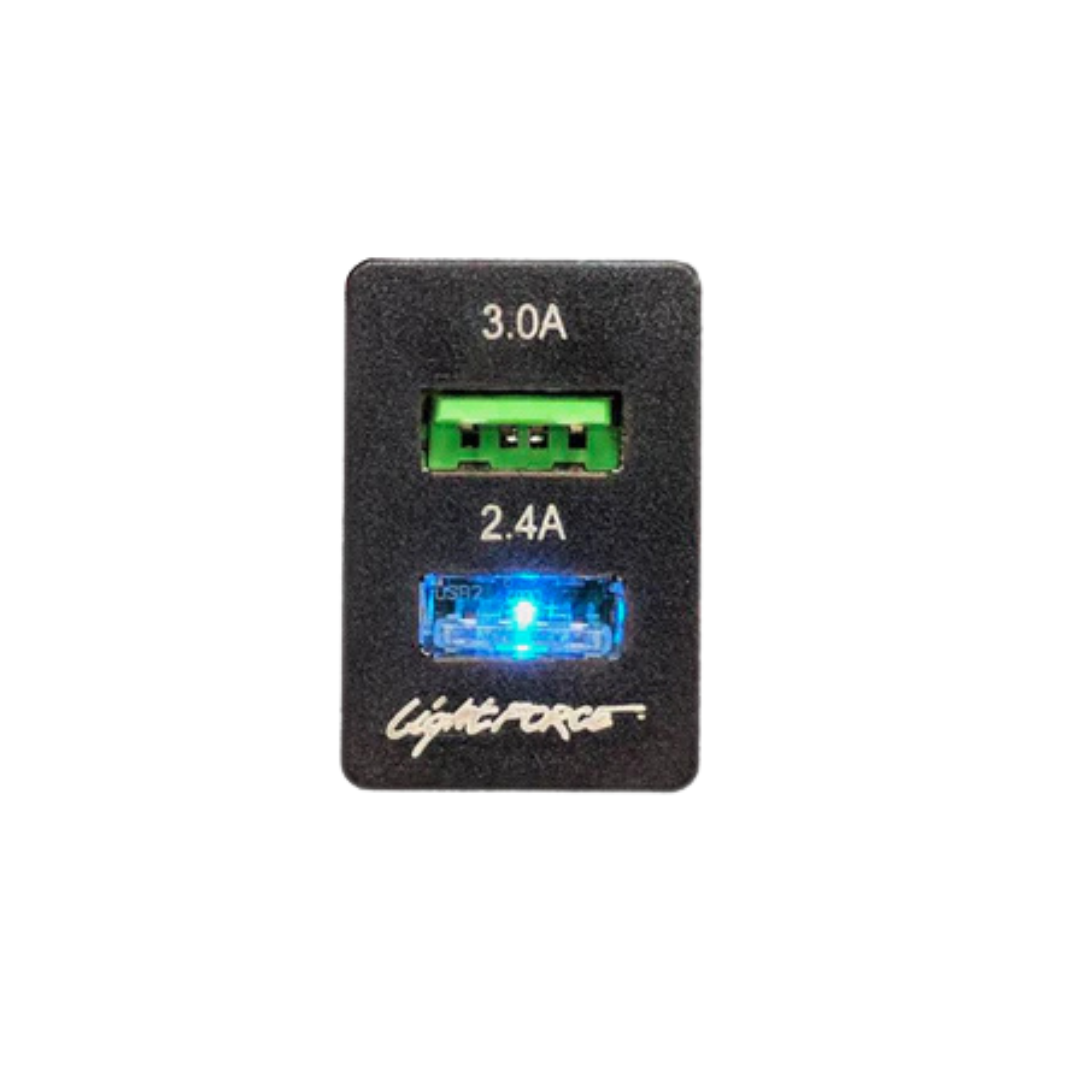 Dual USB to suit Toyota/Holden