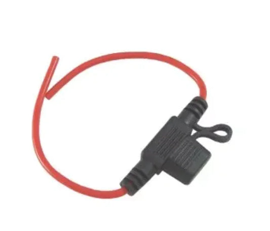 BF353L-6# INLINE FUSE HOLDER, 6# 6" FLAT CUT