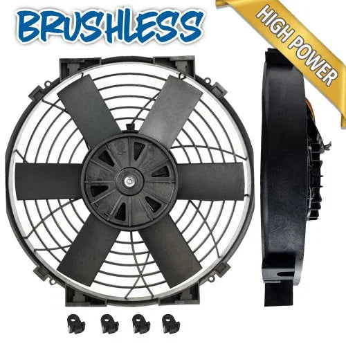 Brushless 10" High Power Thermatic® Electric Fan (12V) (#0125)