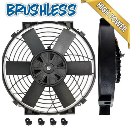 Brushless 10" High Power Thermatic® Electric Fan (12V) (#0125)