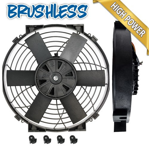 Brushless 10" High Power Thermatic® Electric Fan (12V) (#0125)