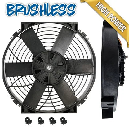  Brushless 12" High Power Thermatic® Electric Fan (12V) (#0127)