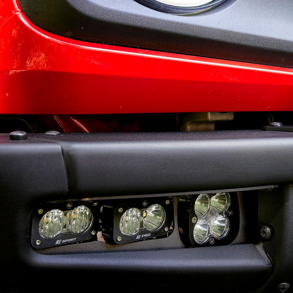 Ford Squadron Pro/Dual S2 Sport Steel Bumper Fog Pocket Light Kit - Ford 2021-23 Bronco; Steel Bumper