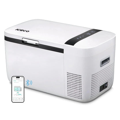 21QT GO20 Dual Zone 12V Portable Freezer (White) | ICECO