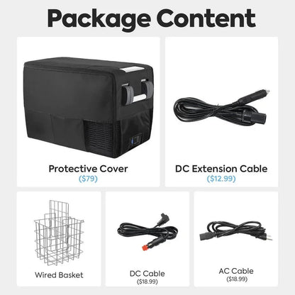 31.7QT JP30 12V APP Controlled Refrigerator Portable Fridge Freezer | Open BOX-كرتون مفتوح