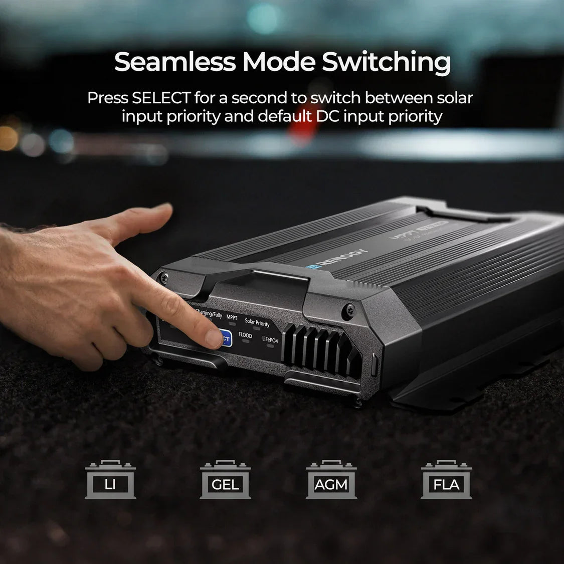 Renogy 40A DC-DC Battery Charger with MPPT منظم شحن بطارية