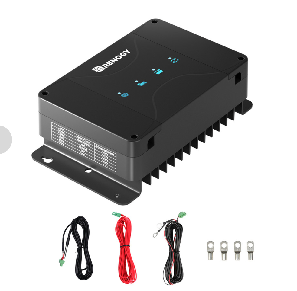 12V 50A DC-DC On-Board Battery Charger with MPPT