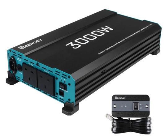 3000W 12V to 230V/240V Pure Sine Wave Inverter With English Standard Socket (with UPS Function)محول طاقة