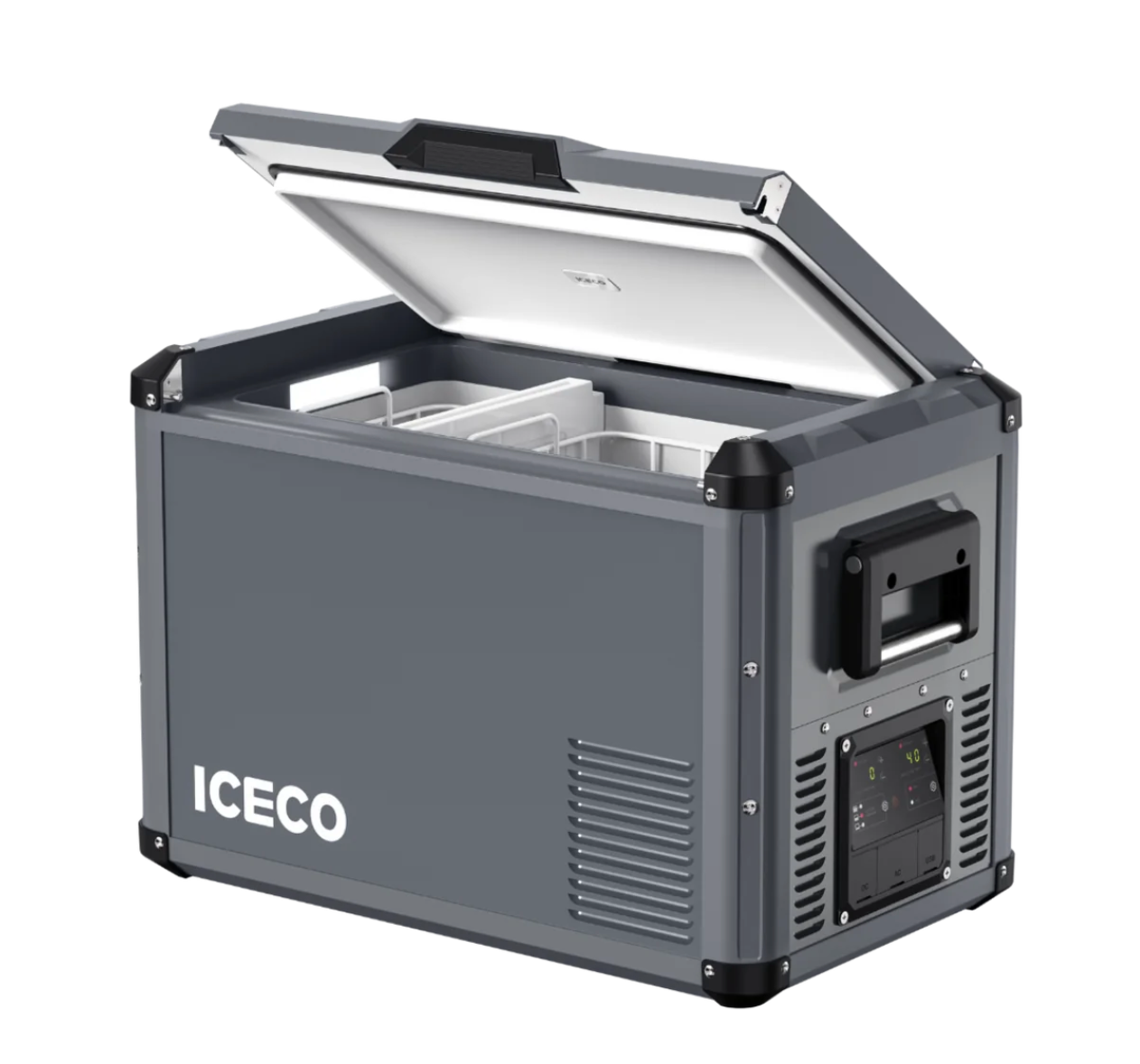 VL45ProD Dual Zone Portable Freezer - Gray | ICECO ثلاجة اسيكو