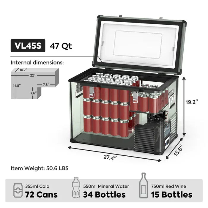 ثلاجة-VL45 Portable Freezer Single Zone | ICECO | 45 LT