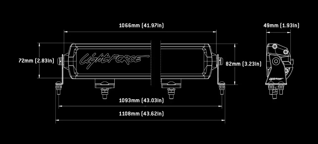 VIPER 40 INCH DUAL ROW LED LIGHT BAR
