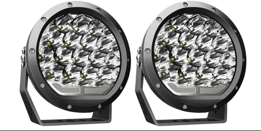 (2PCS/SET) 7 INCH 178W ROUND OFF ROAD LIGHT SPOT BEAM LED DRIVING LIGHTS