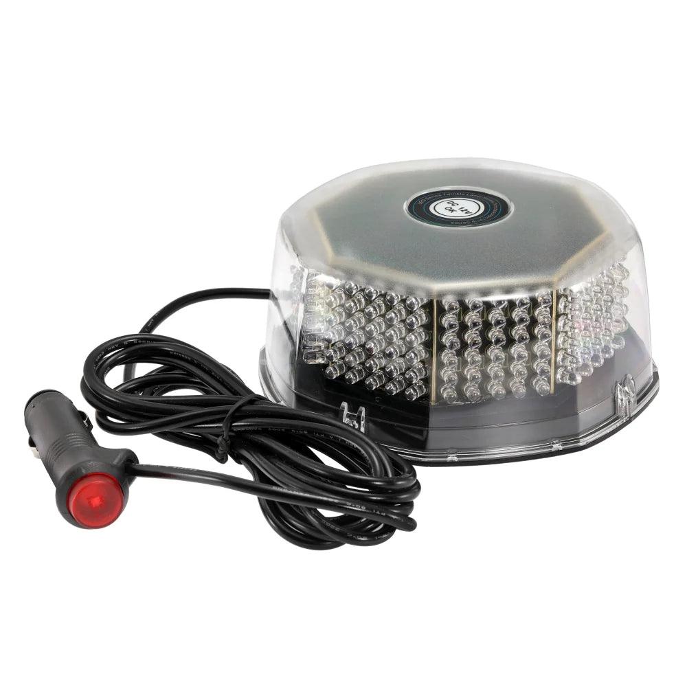 240 LED EMERGENCY WARNING ROTATING STROBE BEACON LIGHT WITH MAGNETIC BASE FOR 12V VEHICLE CARS TRUCK SNOW PLOW