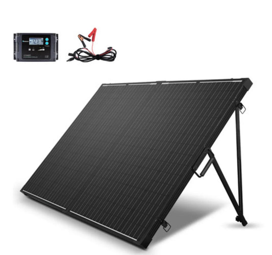 200 Watt 12 Volt Monocrystalline Foldable Solar Suitcase لوح طاقة شمسية