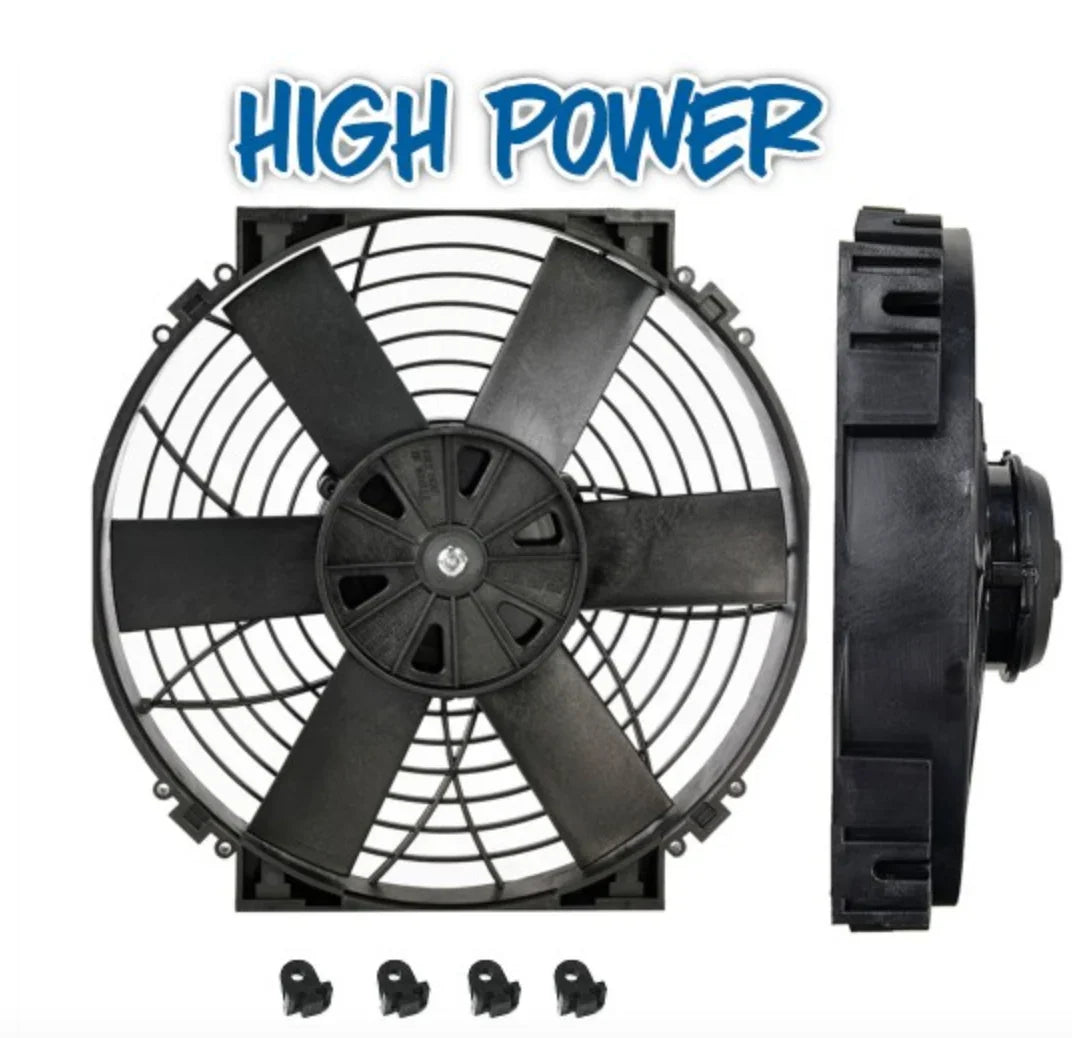 10" HIGH POWER Thermatic® Electric Fan (12V) مروحة تيربو قوة 1000CFM
