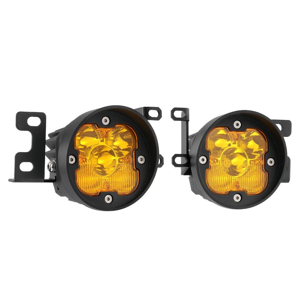 قاعدة كشاف 3 انش دائري 3" LED Pods Mounting Brackets Flush Mount Brackets Compatible with Toyota Tacoma Tundra 4Runner
