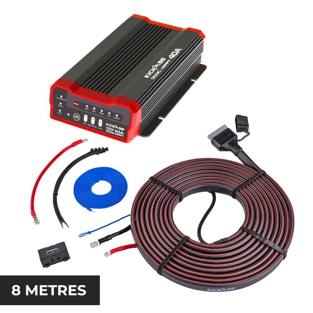 KickAss 40A DCDC Charger & 8M Heavy Duty DCDC Wiring Kit