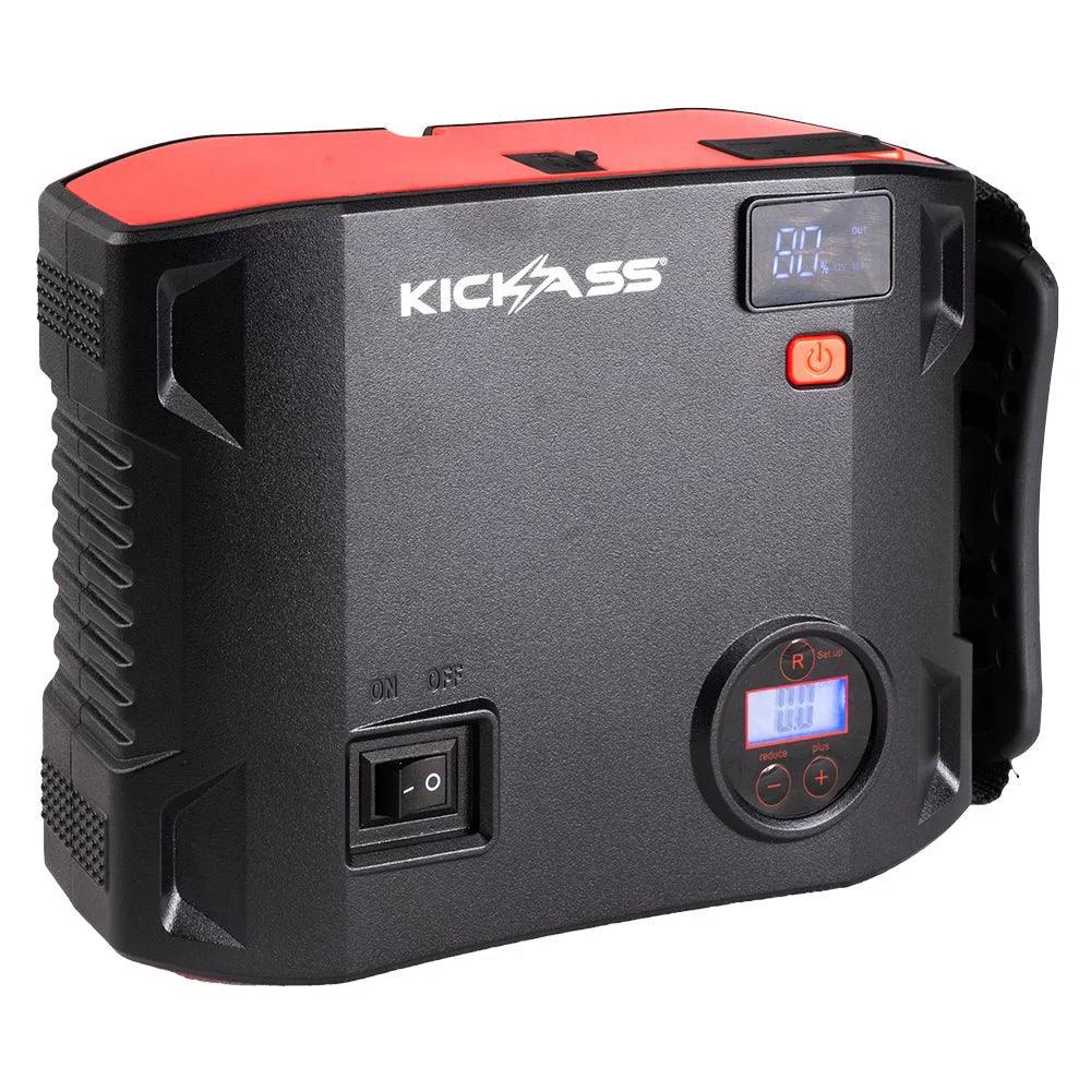 KickAss Portable Jump Starter with Air Compressor